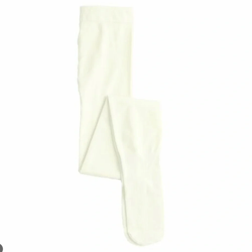 J crew girls solid tights ivory Xl/Xxl